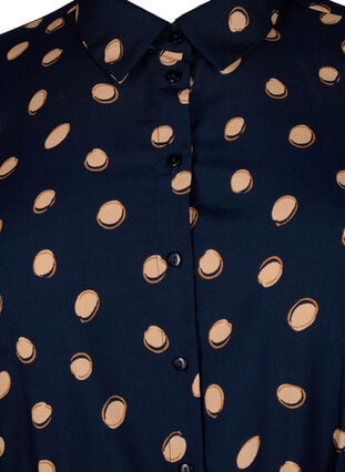 FLASH - Shirt dress with print, Blue Double Dot, Packshot image number 2