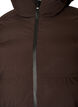 Long puffer winter coat with hood, Brown, Packshot image number 2