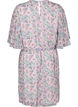 Floral dress with tie band, Flower AOP, Packshot image number 1