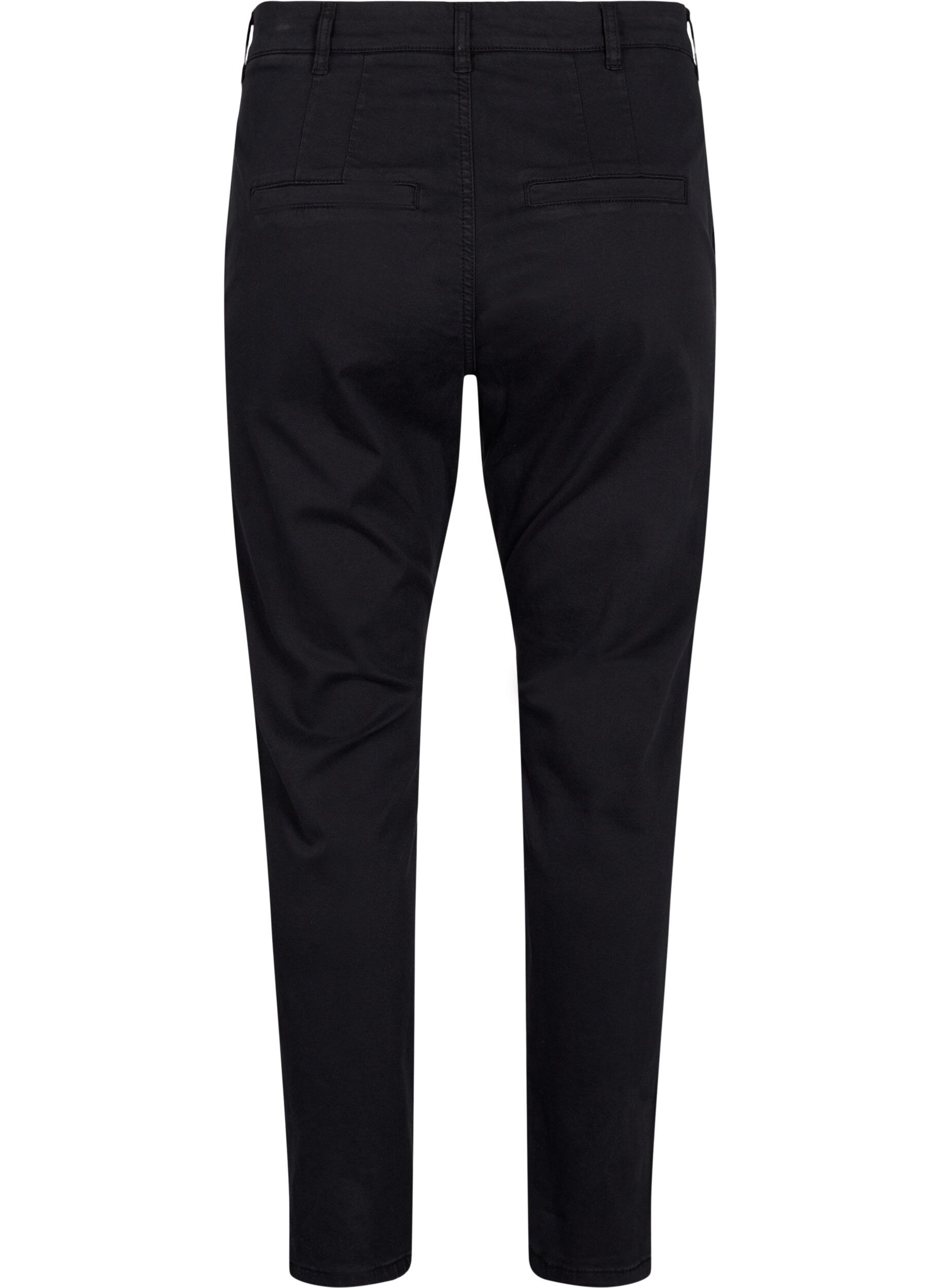Zizzifashion Cotton chinos, Black, Packshot image number 1