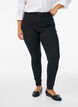 Amy high-waisted super slim fit jeans, Black, Model image number 2