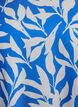Short sleeve viscose blouse with print, Blue, Packshot image number 2