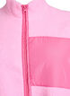 Teddy fleece vest with zip and contrast detail, Pink, Packshot image number 2