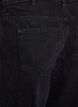 Straight fit jeans with a tie belt, Black, Packshot image number 3