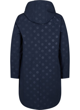 Softshell jacket with a detachable hood, Navy, Packshot image number 1