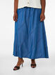 Denim-look maxi skirt in TENCEL&trade; Lyocell, Blue, Model image number 2