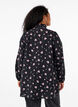 Floral tunic in lyocell, Black, Model image number 2