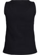 Fitted top with motif, Black, Packshot image number 1