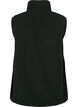 Fleece vest with pockets, Black, Packshot image number 1