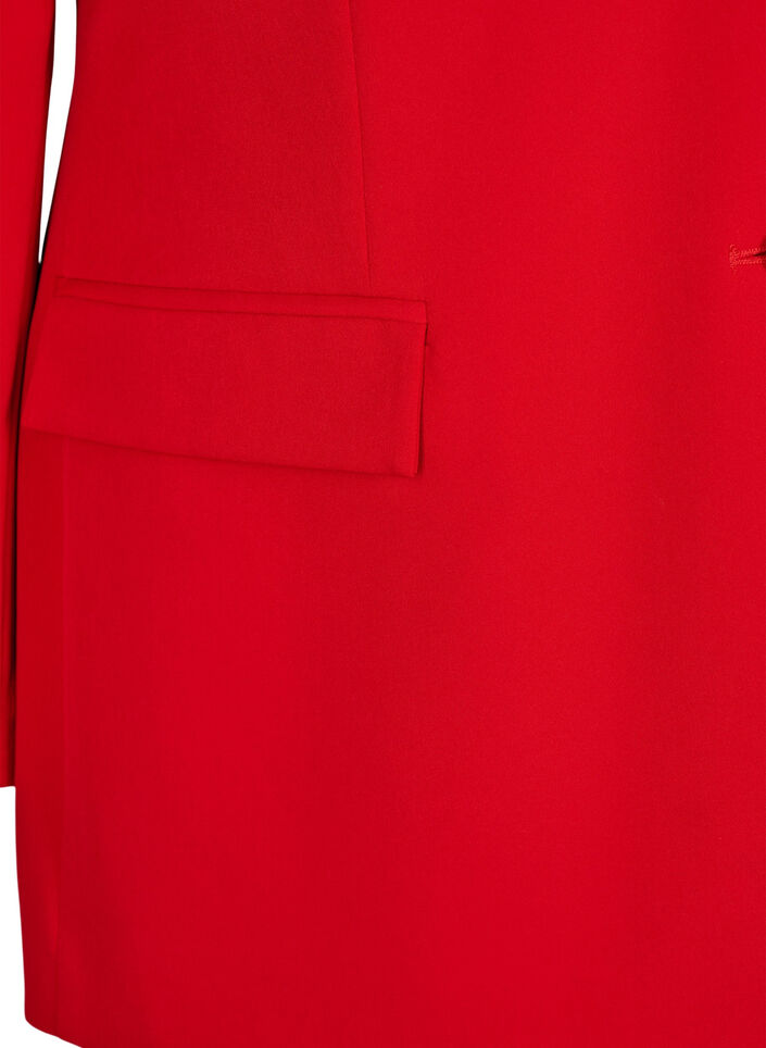 Classic blazer with button closure, Red, Packshot image number 3