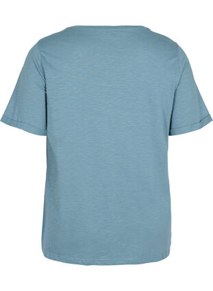Cotton t-shirt with short sleeves, Goblin Blue, Packshot image number 1