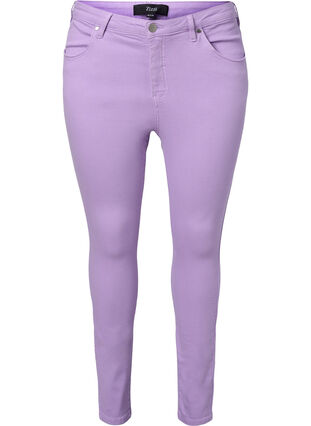 High waisted Amy jeans with super slim fit, Lavender, Packshot image number 0