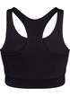 Racerback sports bra, Black, Packshot image number 1