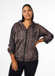 Leopard print sports jacket with a hood, Brown, Model image number 0