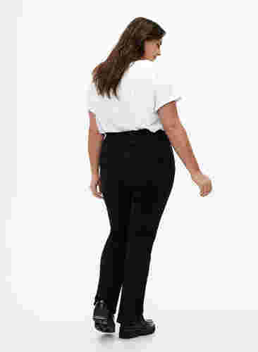 High-waisted Ellen bootcut jeans, Black, Model image number 1