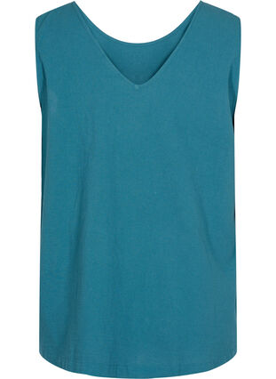 Sleeveless top in cotton, Dragonfly, Packshot image number 1
