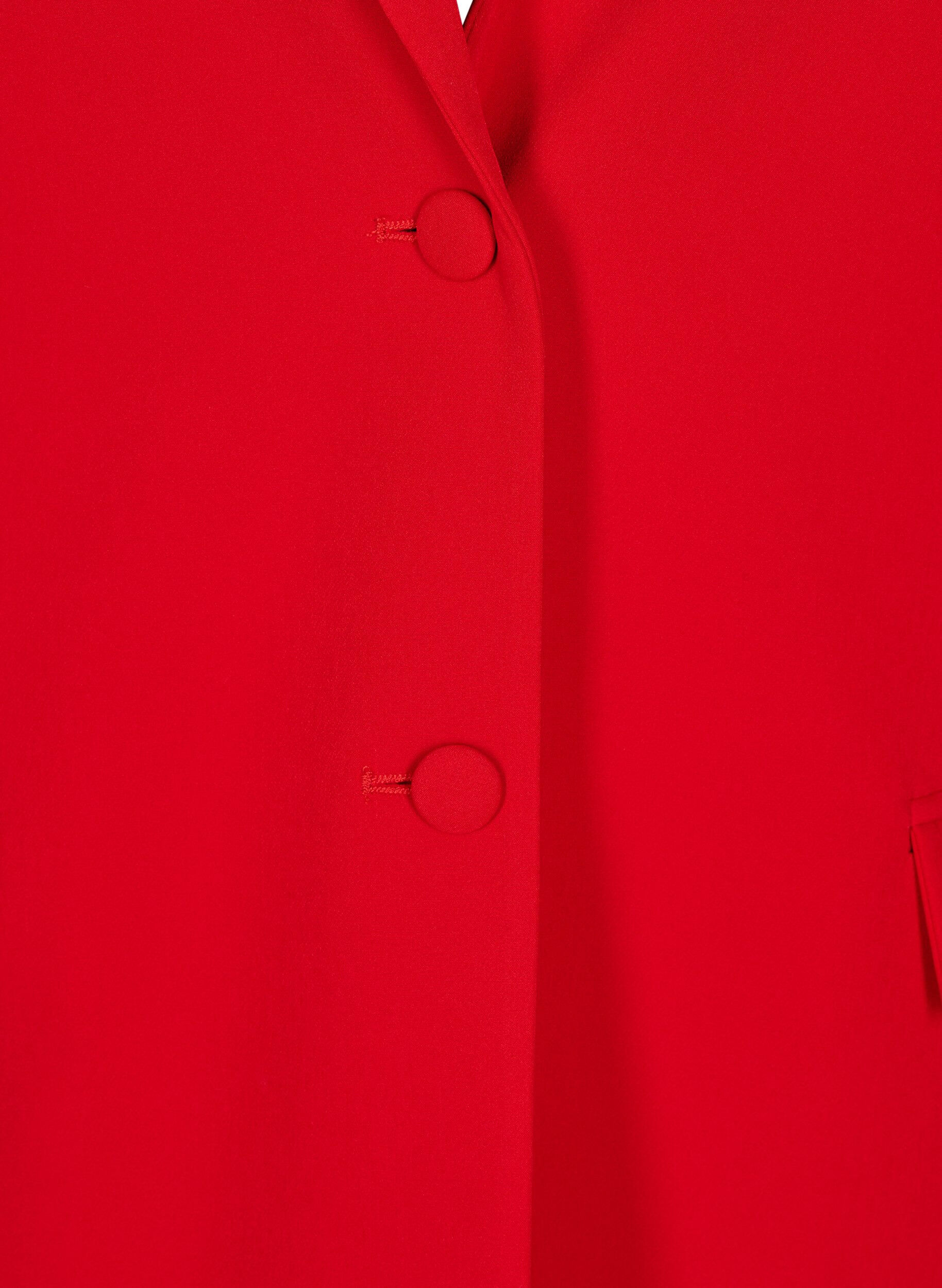 Zizzifashion Classic blazer with button closure, Red, Packshot image number 2