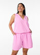 Shorts with pockets and elastic waistband, Pink, Model image number 0