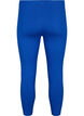 Basic 3/4 leggings in viscose, Blue, Packshot image number 1