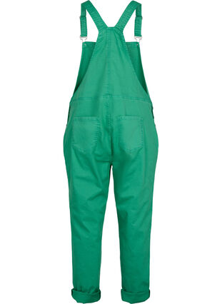 Coloured denim overalls, Holly Green, Packshot image number 1