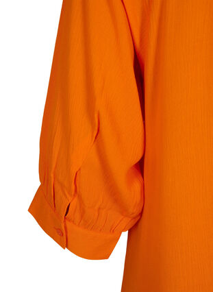 Viscose tunic with 3/4 sleeves, Exuberance, Packshot image number 3