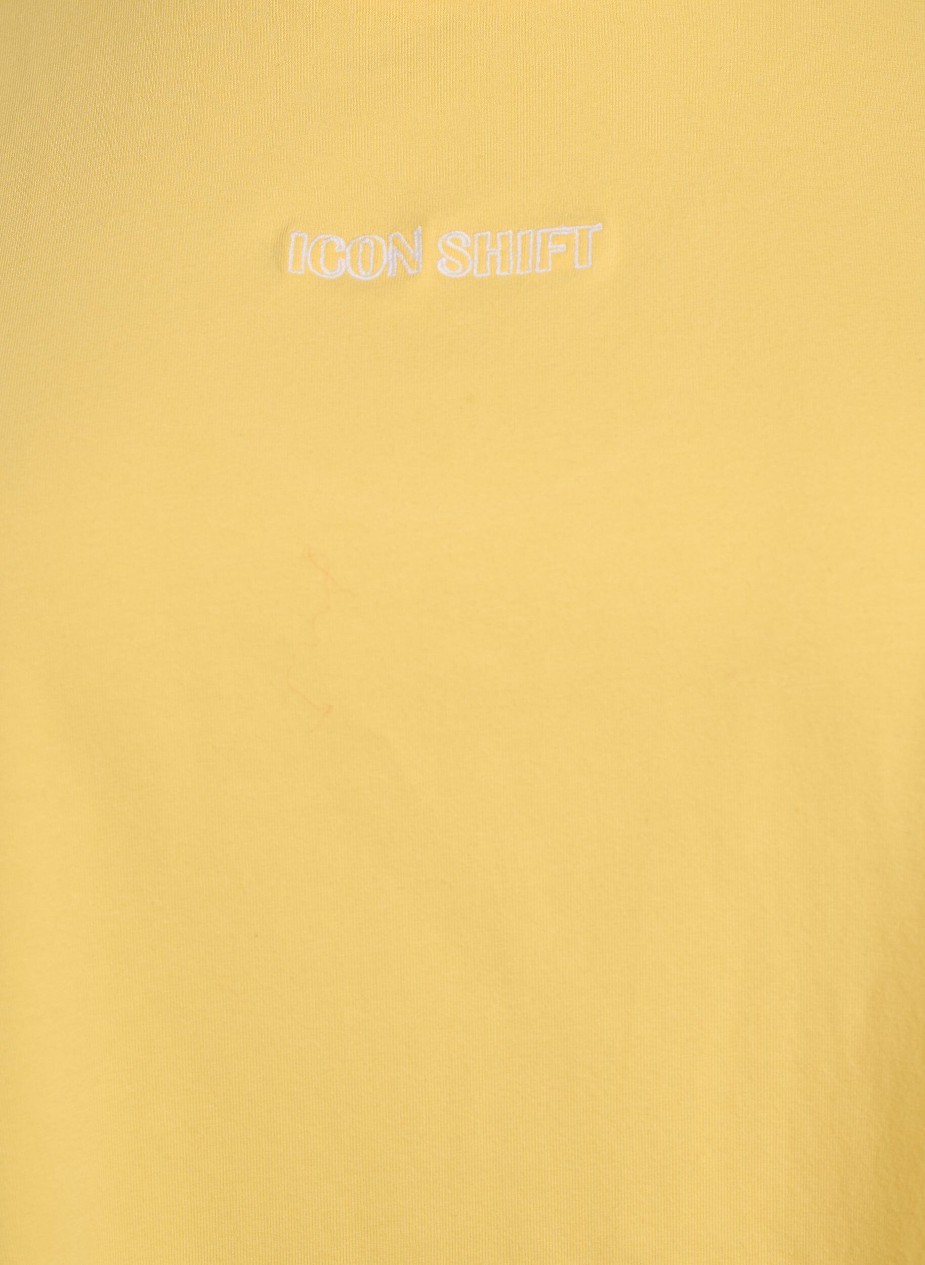 Zizzifashion Organic cotton T-shirt with a small front motif, Yellow, Packshot image number 2