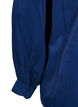 Long-sleeved blouse with ruffles and v-neck, Estate Blue, Packshot image number 4