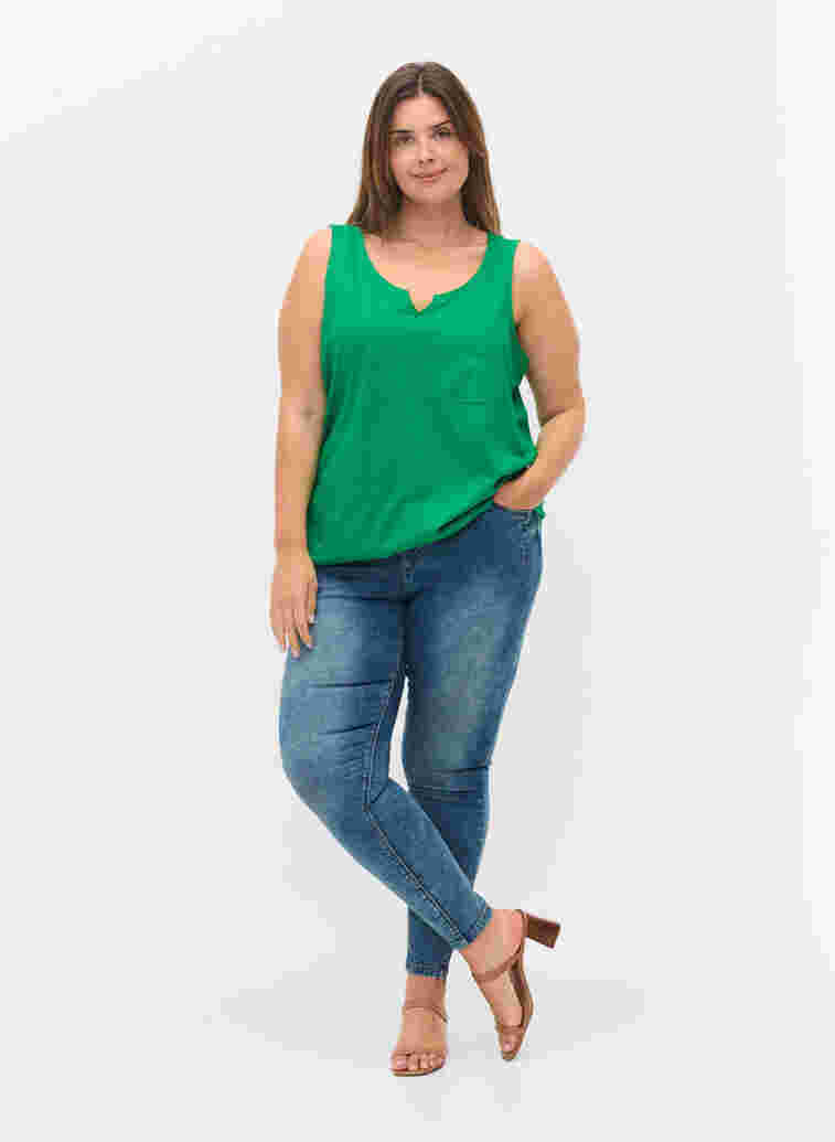 Cotton top with elasticated band in the bottom, Jolly Green, Model image number 2