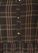 Checked midi dress with a tiered skirt, Brown, Packshot image number 2