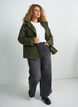 Padded parka with a detachable hood, Green, Model image number 1