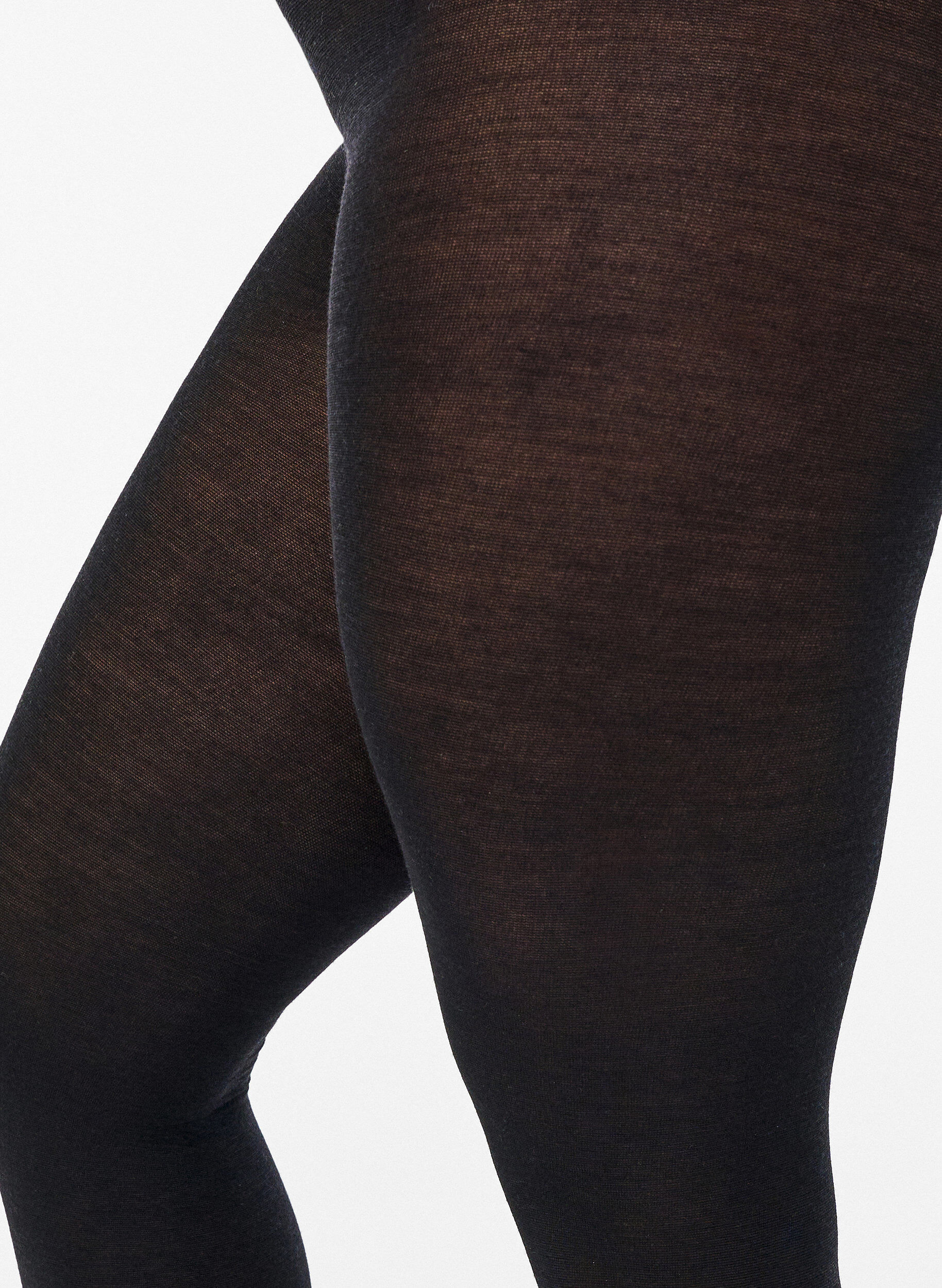 ZizzifashionWoollen tights, Black, Model image number 2