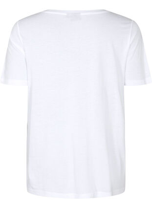 Short sleeve t-shirt with a-shape, Bright White, Packshot image number 1