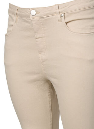 Super slim fit Amy jeans with high waist, Oatmeal, Packshot image number 2