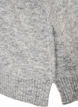 Loose knitted blouse with alpaca and wool, Grey, Packshot image number 3