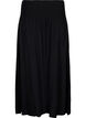 Viscose maxi skirt with smocking, Black, Packshot image number 1