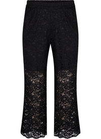 Lace pants with pockets