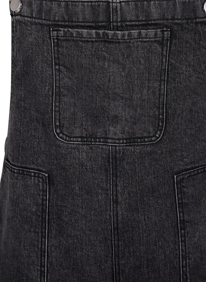 Denim overalls, Dark Grey Denim, Packshot image number 2