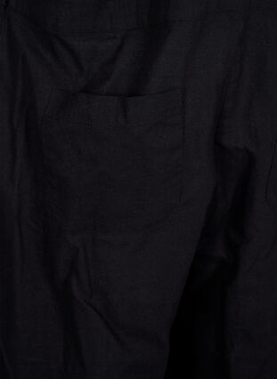 Overalls in linen mix, Black, Packshot image number 4