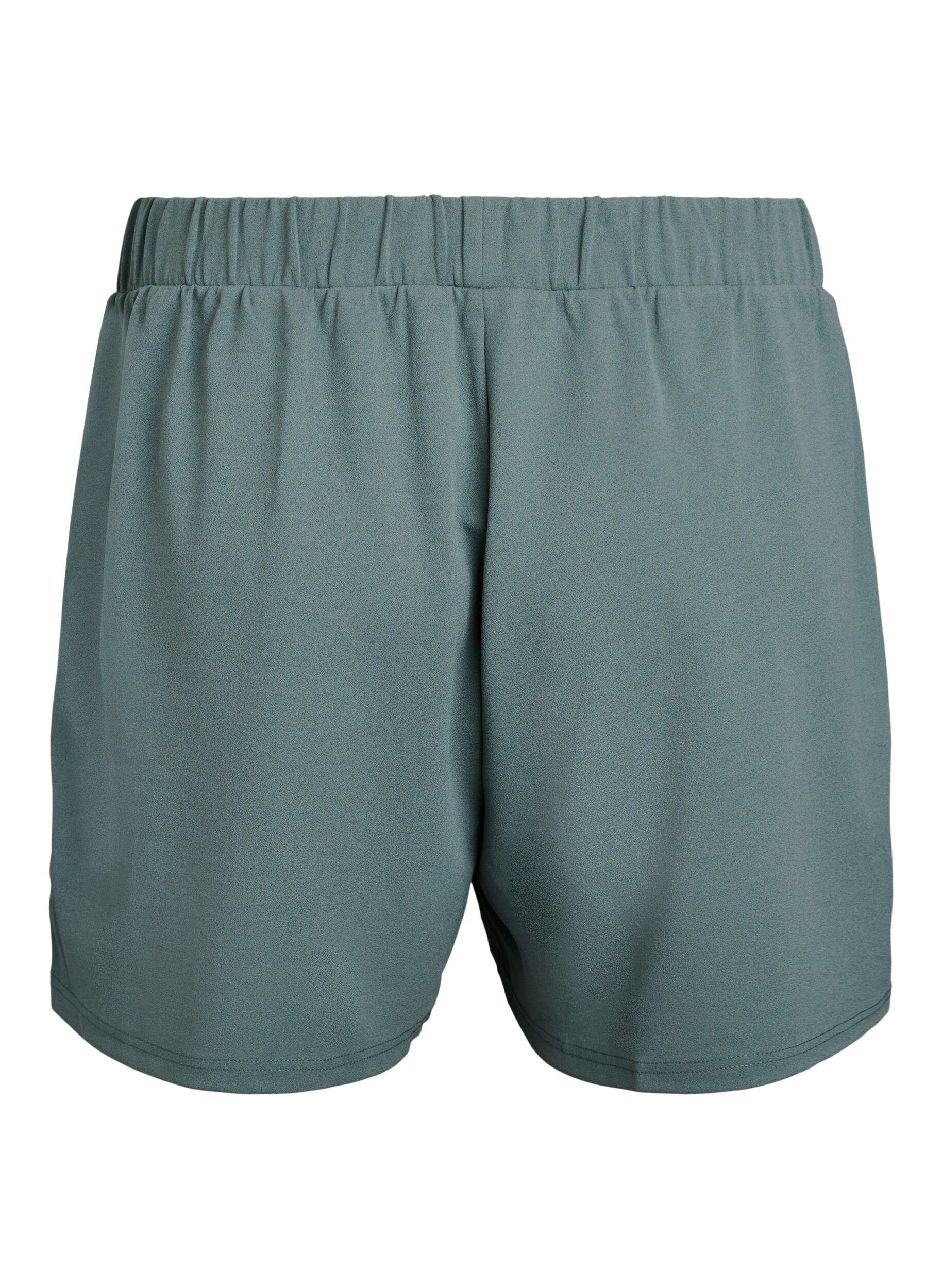 Zizzifashion FLASH - Loose shorts with pockets, Green, Packshot image number 1