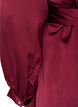 Short satin dress with wrap design, Red, Packshot image number 3