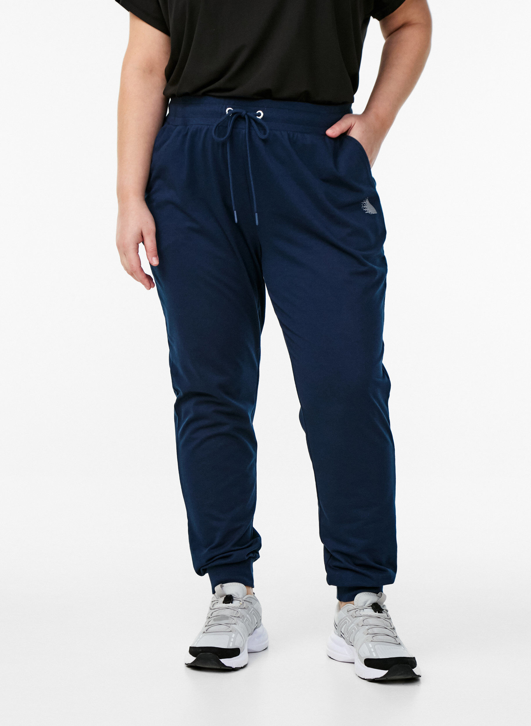 ZizzifashionLoose tracksuit trousers with pockets, Blue, Model image number 2