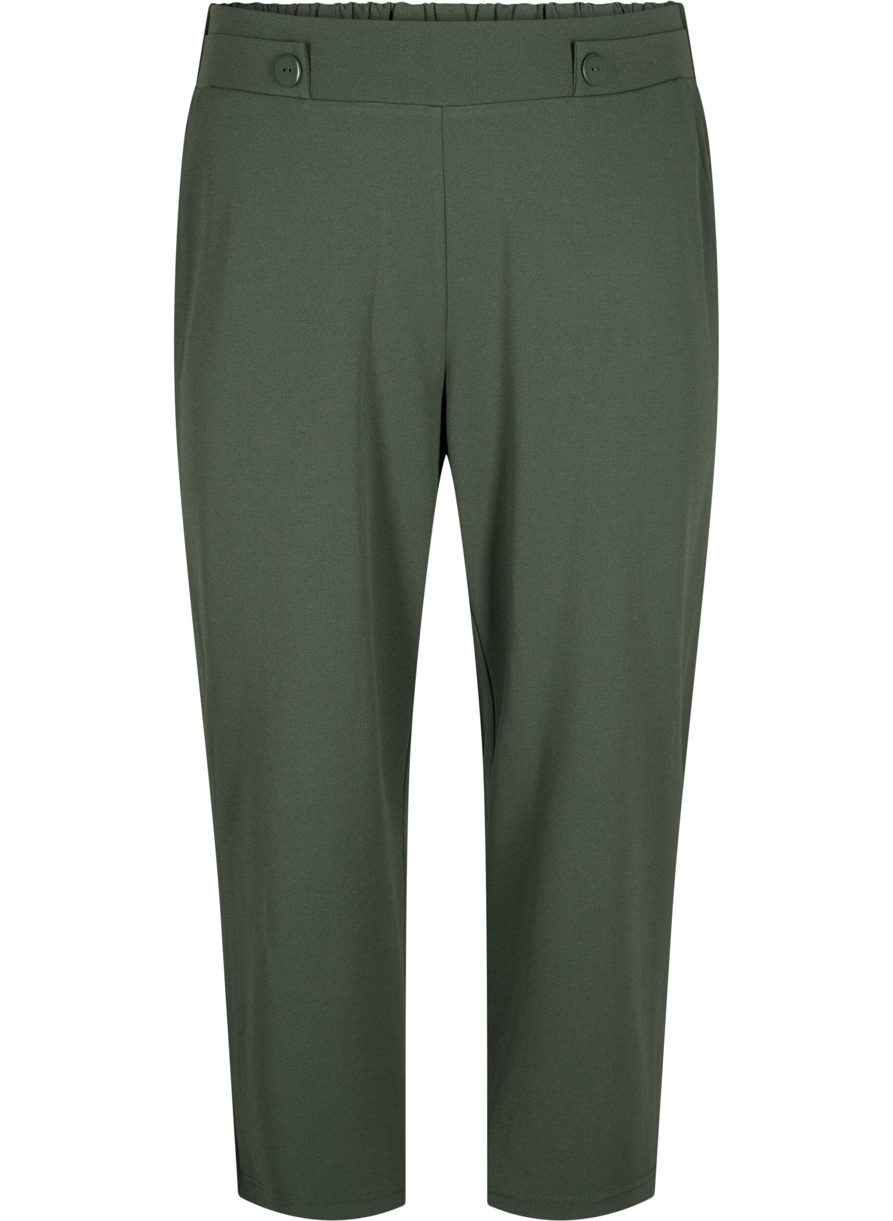 Zizzifashion7/8 pants with loose fit, Green, Packshot image number 0