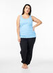 Top with lace trim, Light Blue, Model image number 1