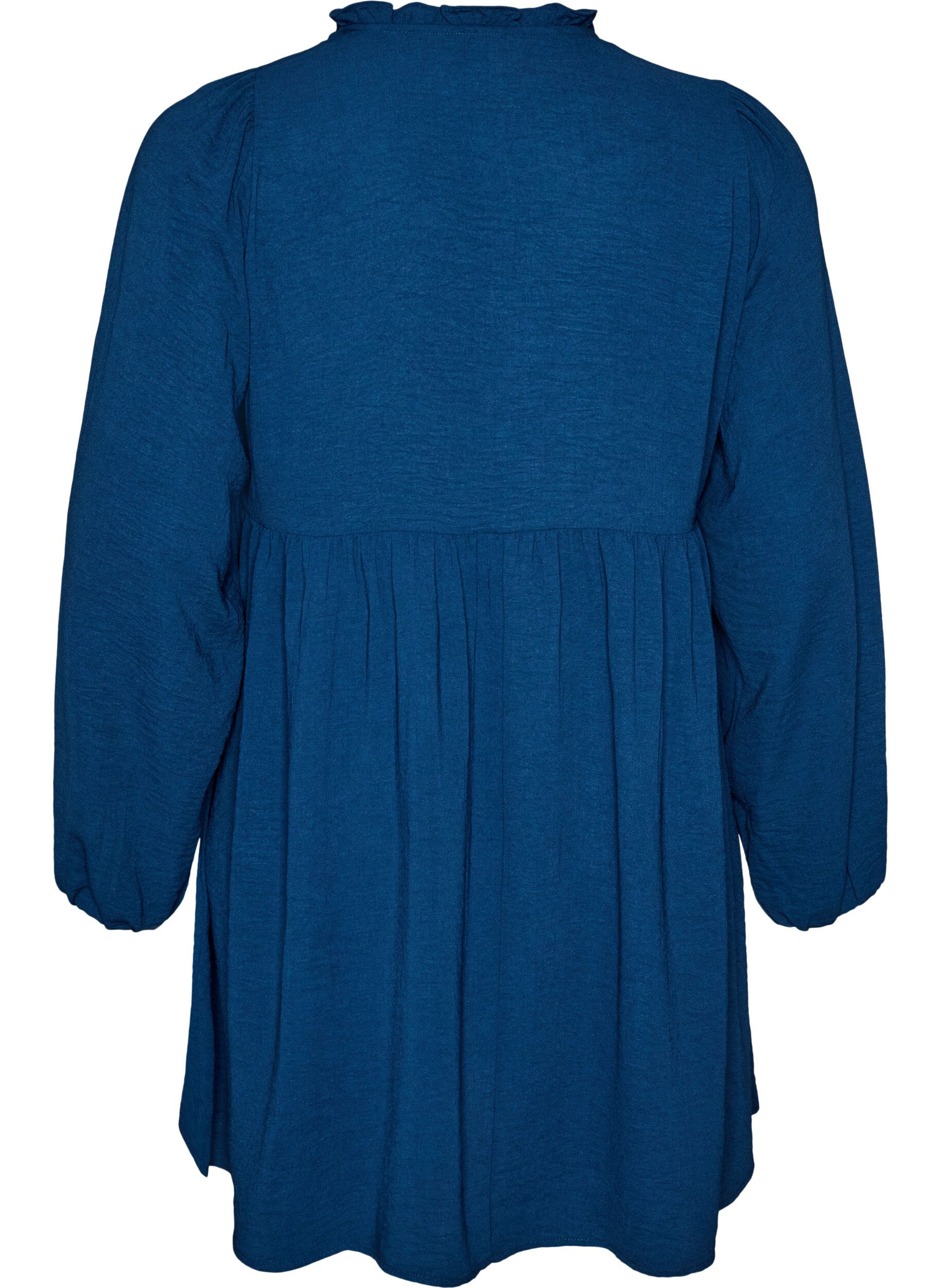 ZizzifashionA-line dress with an empire line, Blue, Packshot image number 1