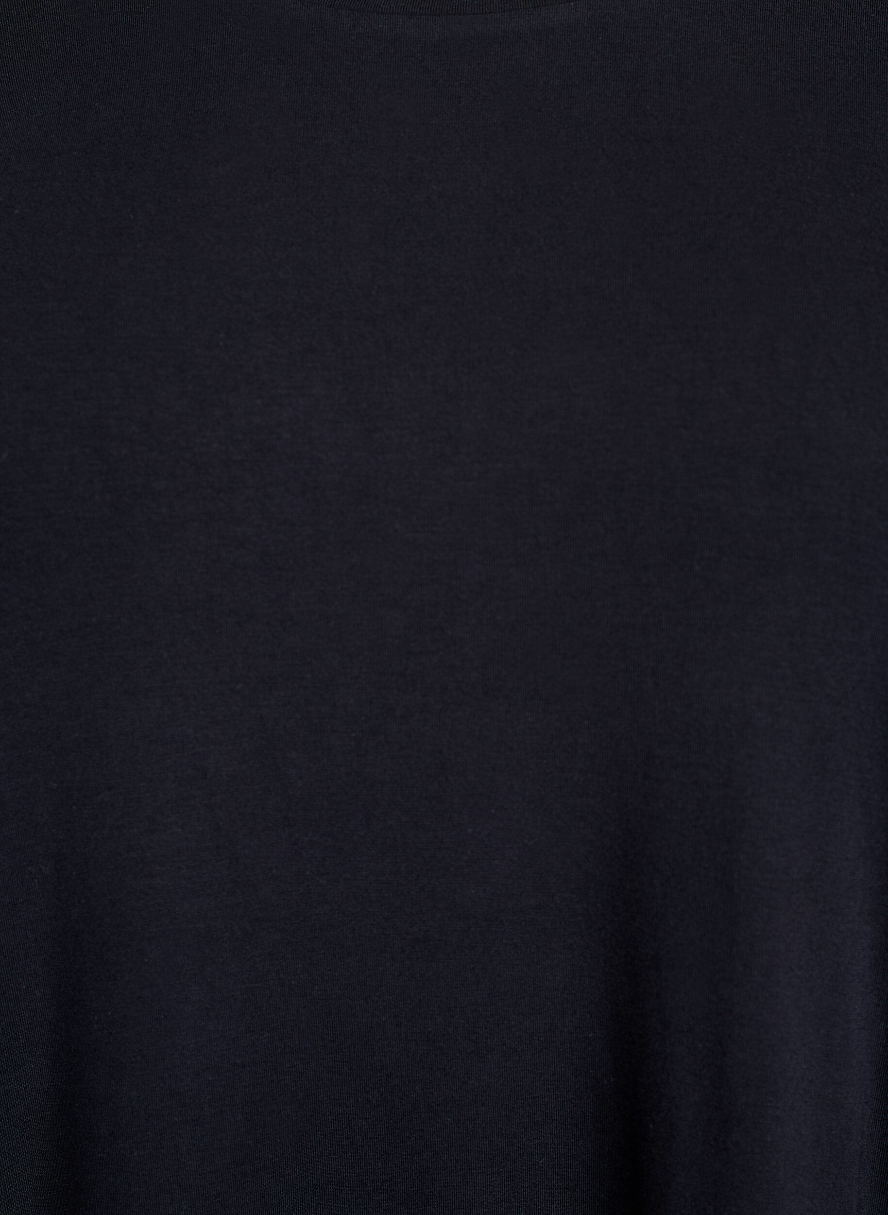 Zizzifashion Night blouse in modal with long sleeves, Black, Packshot image number 2