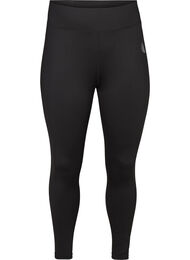 CORE, BASIC TIGHTS - Cropped basic workout leggings, Black, Packshot