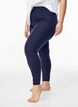 Basic viscose leggings, Blue, Model image number 0