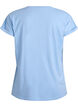 Short-sleeved t-shirt in a cotton blend, Light Blue, Packshot image number 1