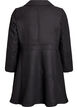 A-line wool coat with pockets, Black, Packshot image number 1
