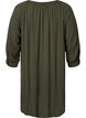 Viscose tunic with 3/4 sleeves, Green, Packshot image number 1